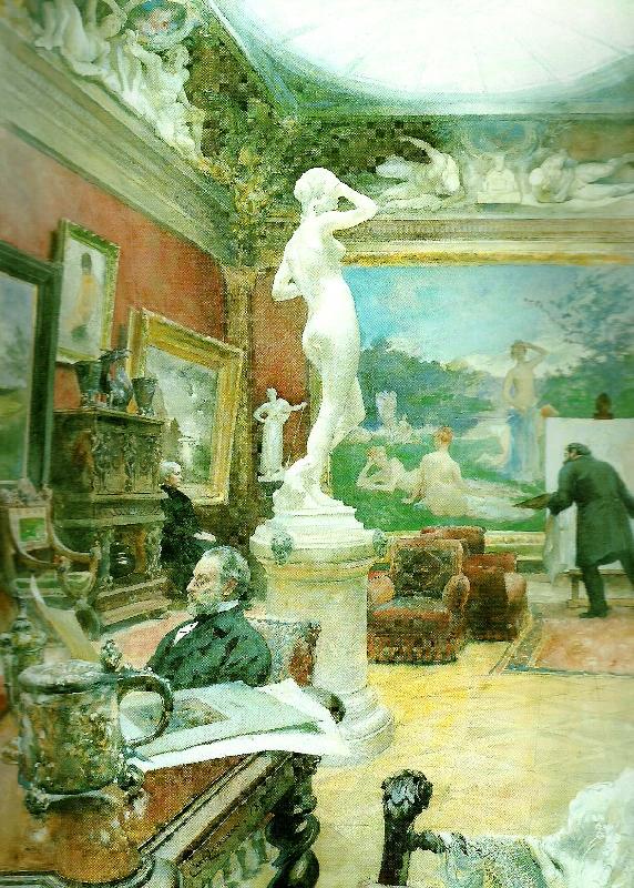 Carl Larsson interior fran furstenbergska galleriet Germany oil painting art